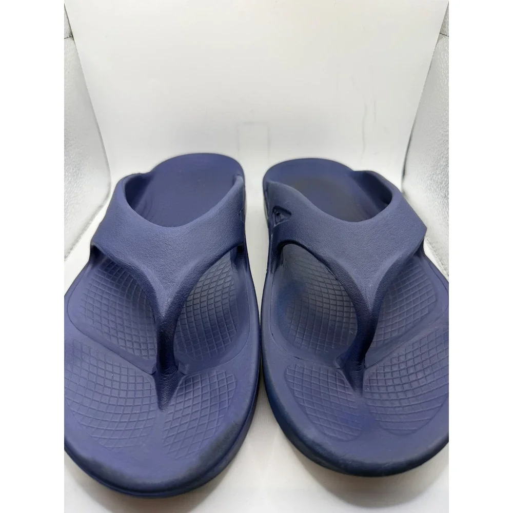Oofos OOriginal Recovery Sandals Navy Blue Mens 9 Womens 11 EU 42 Flip Flops